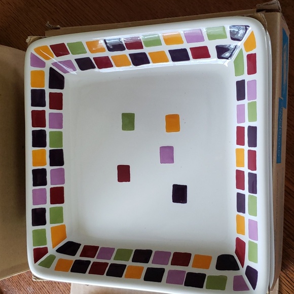 Tiles Small Square Pampered Chef plates - Picture 1 of 4